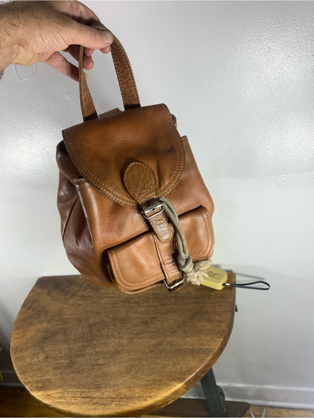 Paul Marius Small leather backpack